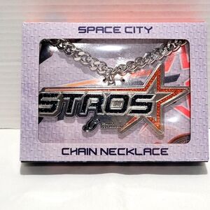 Houston Astros City Connect Jewelry Chain Necklace SGA 04/11/25 Brand New